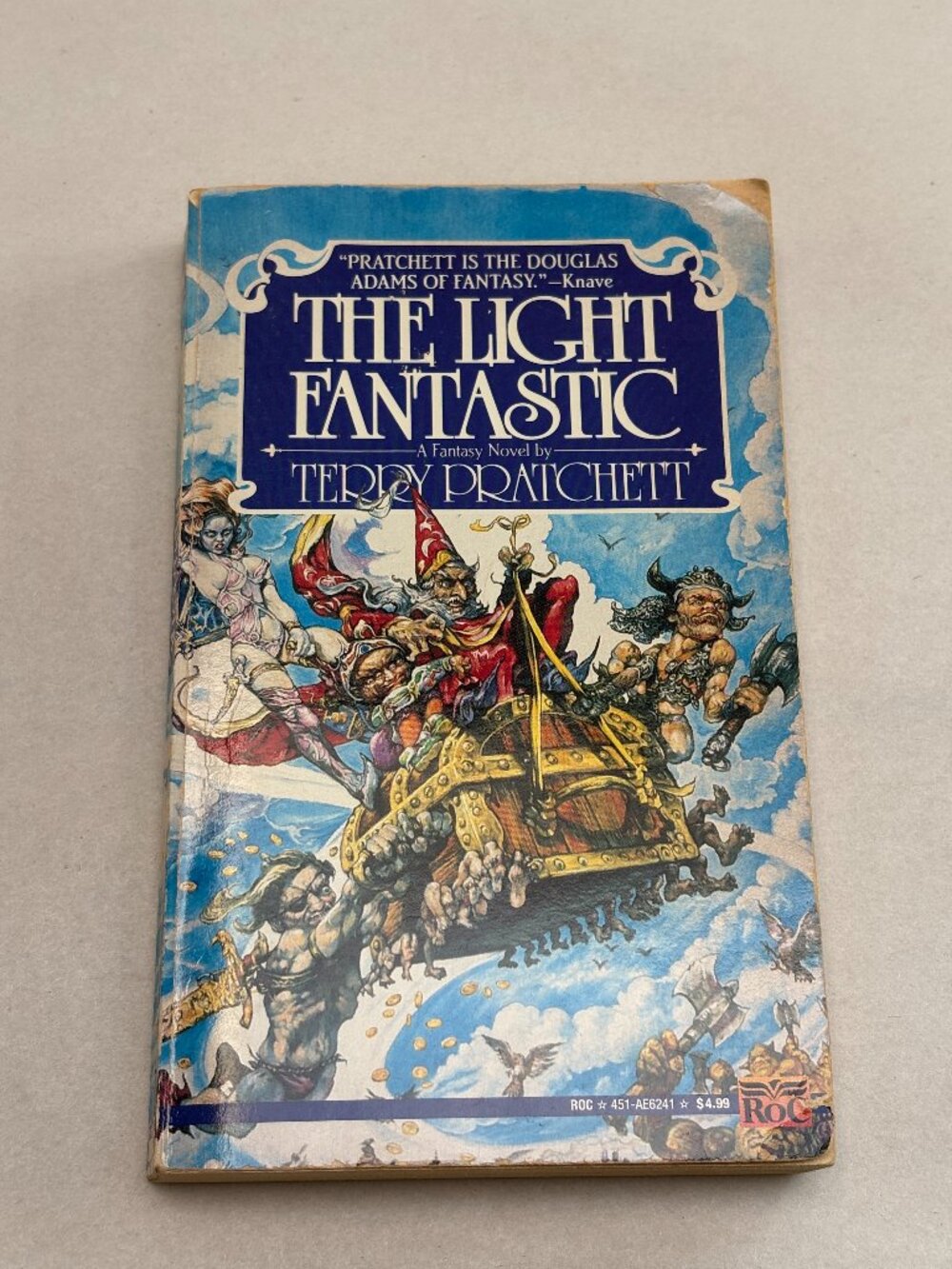 The Light Fantastic- A Fantasy Novel by Terry Pratchett VTG 80s Softcover